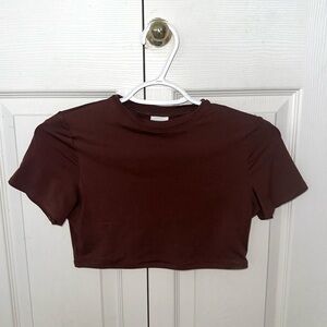 Victoria’s secret PINK brown crop top